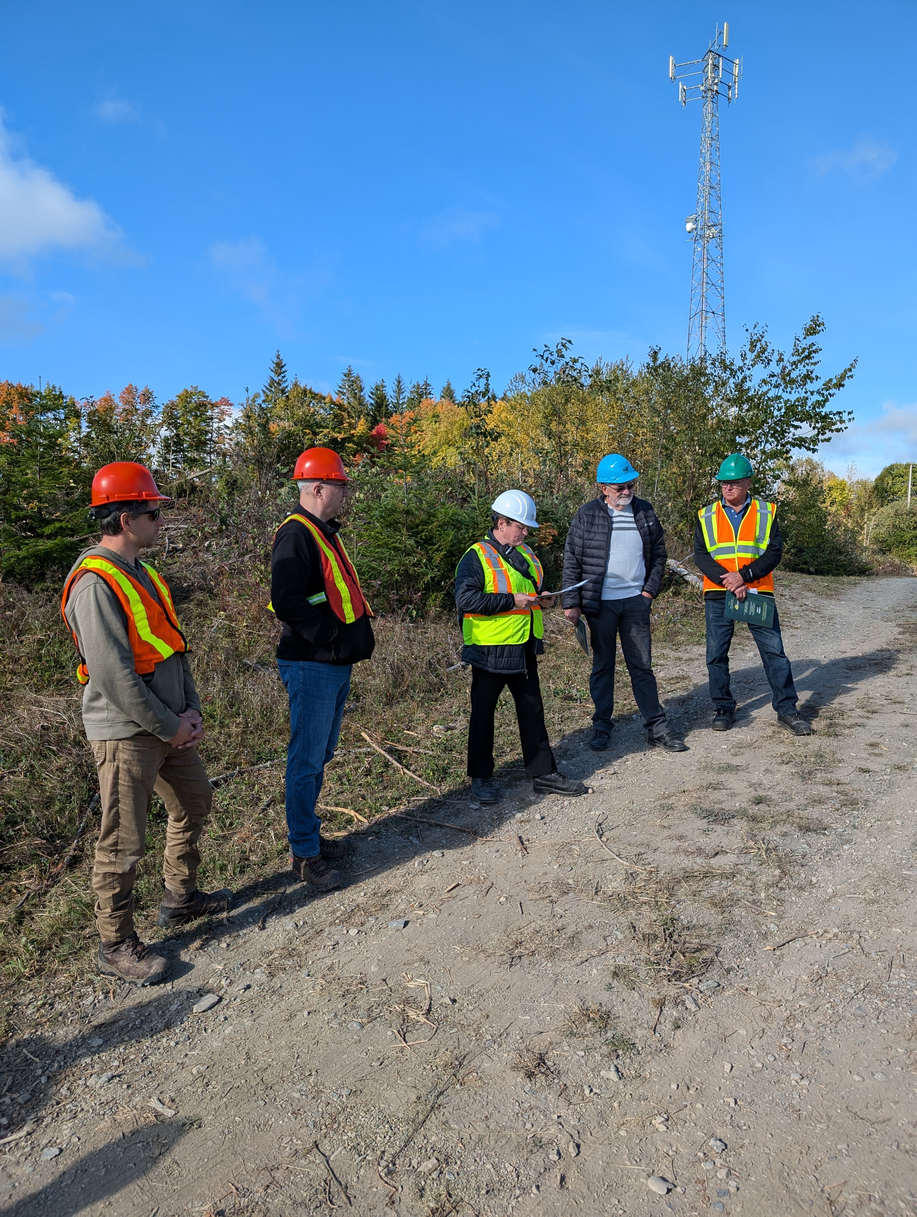 Visite terrain avec les médias à Trinité-des-Monts, le 23 septembre 2024. Visite terrain avec les médias à Trinité-des-Monts, le 23 septembre 2024.