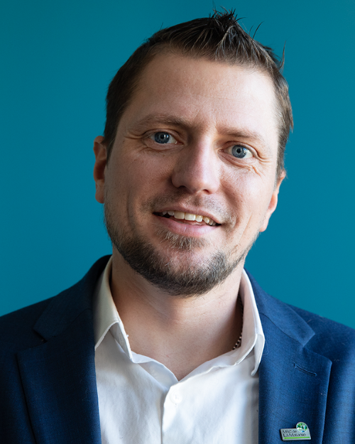 Andrew Turcotte, maire de Sainte-Félicité et préfet de la MRC de La Matanie, membre