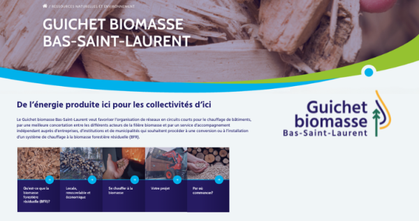 Lancement du Guichet biomasse&nbsp;Bas-Saint-Laurent et bilan positif pour la Foire r&eacute;gionale&nbsp;