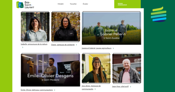Communiqué : Le Bas-Saint-Laurent valorisé par celles et ceux qui y vivent - La communauté au cœur de la nouvelle campagne d’attractivité régionale